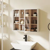 Armoire à pharmacie de salle de bain murale avec miroir