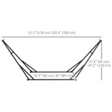 Support de hamac pliable, support de chaise hamac portable 2 en 1 seulement avec sac de transport