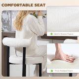 Bar Stools Set of 2, Bar Height Stools with Footrest for Kitchen Island