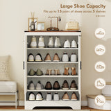 5-Tier Shoe Storage Cabinet for 15 Pairs