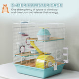 3-Level Hamster Cage with Exercise Wheel