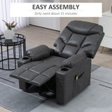 Lift Chair for Elderly, PU Leather Electric Recliner Chair with Quick Assembly