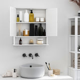 Medicine Cabinet, Open Shelf, and Adjustable Shelf