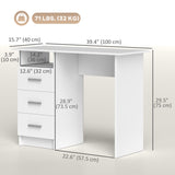 Computer Desk with Storage, 39
