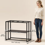 40 Gallon Fish Tank Stand, Heavy Duty Aquarium Stand with Storage Shelf, Adjustable Feet, 36.6