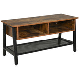 Industrial TV Stand, TV Console Table for TV up to 45'' Flat Screen