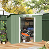 7' x 4' Galvanised Steel Garden Shed