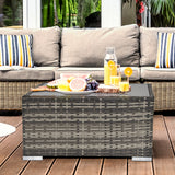Rattan Garden Coffee Table, 25.6