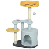 Cat Tree for Indoor Cats, 31.5 inch Cat Tower with Plush Perch