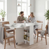 Table à manger extensible, table pliante repliable