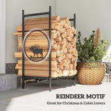 Support à bois de chauffage extérieur 19