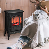 Electric Fireplace Stove, Adjustable brightness