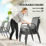 7 Pieces Outdoor Dining Set for 6