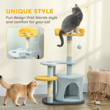 Cat Tree for Indoor Cats, 31.5 inch Cat Tower with Plush Perch