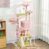 Flower Cat Tree with Sisal Scratching Posts