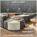 L Shaped Cloud Boneless Couch