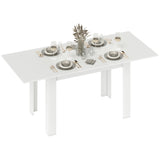 Modern Extendable Dining Table, 55.1 x 31.5 in, for 6-8 People