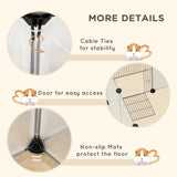 20 panneaux Cage pour petits animaux DIY avec porte