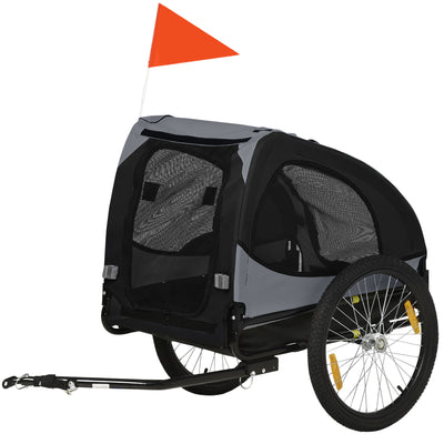 Dog Bike Trailer with Hitch Coupler, Quick Release Wheels