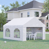16.5' x 13' Outdoor Tents for Parties, 4 Windows and 2 Doors