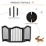 Barrière pour chien pliable 24