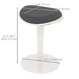 Standing Desk Stool, Ergonomic Wobble Chair, Adjustable Leaning Stool for Office Desks
