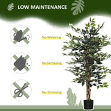 4.3FT Artificial Ficus Tree