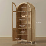 Armoire pantry à arche, armoire de rangement ferme 71
