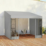 10' x 10' Wall Pergola
