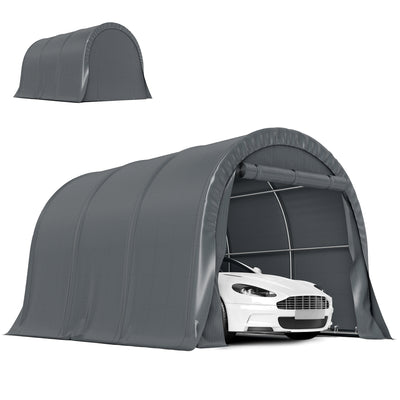 10' x 15' Heavy Duty Carport, Portable Garage Car Canopy Tent Shelter with Reinforced Galvanized Frame