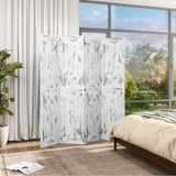 Screen Divider Room Divider Screen with Foldable Design for Indoor Bedroom Office 5.5' Rustic