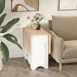 Foldable Dining Table, Folding Table with Storage Shelf