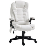 Reclining Massage Office Chair, Executive Office Chair with High Back, Swivel Wheels