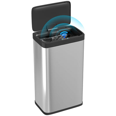 12 Gallon (45 L) Sensor Can, Fingerprint-Proof Stainless Steel