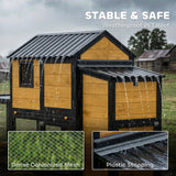 Grand poulailler, maison pour poules 134