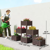 Plastic Raised Garden Bed with Legs