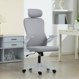 Ergonomic Office Chair, Swivel Desk Chair with Adjustable Lumbar Support, Headrest and Height