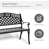 Banc de jardin extérieur, banc de patio 40