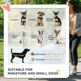 4 Wheels Pet Stroller, 3 in 1 Dog Cat Travel Folding Carrier, for Small Dogs, Storage Bag