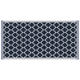 Reversible Outdoor RV Rug, 9' x 18' Patio Floor Mat