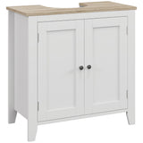 Bathroom Sink Vanity Unit, Under Sink Bathroom Cabinet with U-Shape Design and Adjustable Shelf