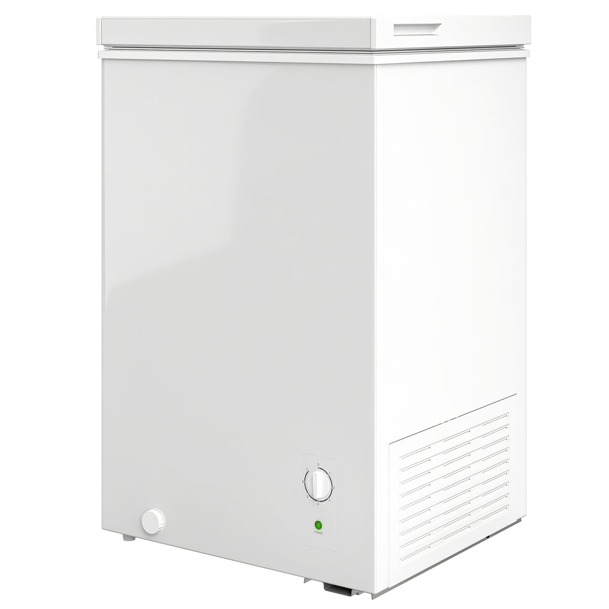 Mini Freezer, 3.5 Cu.Ft Chest Freezer with 5-Setting Adjustable Thermostat