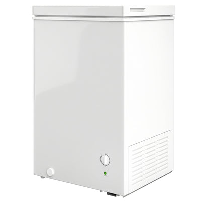 Mini Freezer, 3.5 Cu.Ft Chest Freezer with 5-Setting Adjustable Thermostat