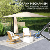 Patio Offset Umbrella UPF 50+ UV Protection