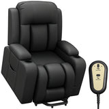Electric Power Lift Chair, PU Leather Recliner Sofa with Footrest