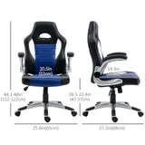 Fauteuil de bureau gaming en cuir PU, chaise d'ordinateur de direction avec hauteur réglable et roulettes pivotantes