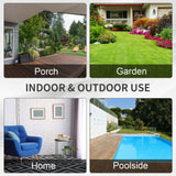 Deluxe 3 Seat Rattan Wicker Sofa Garden Outdoor Patio Furniture with Cushion