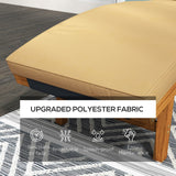 Coussin de siège 1 pièce remplacement avec dossier pour chaise longue