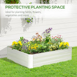 Galvanized Raised Garden Bed, 4' x 3' x 1' Outdoor Metal Planter Box