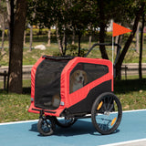 2-in-1 Dog Bike Trailer for Large Dogs